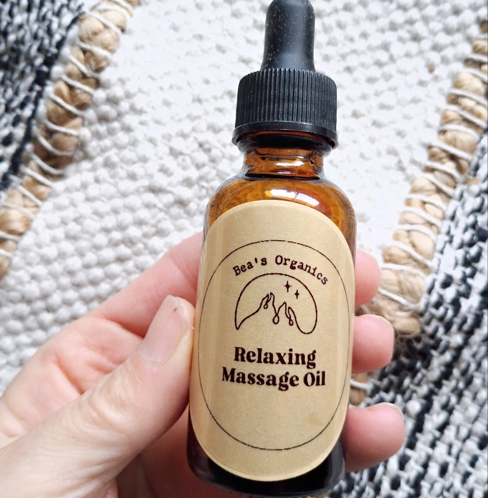 Hand Crafted Relaxing Massage Oil - Amber